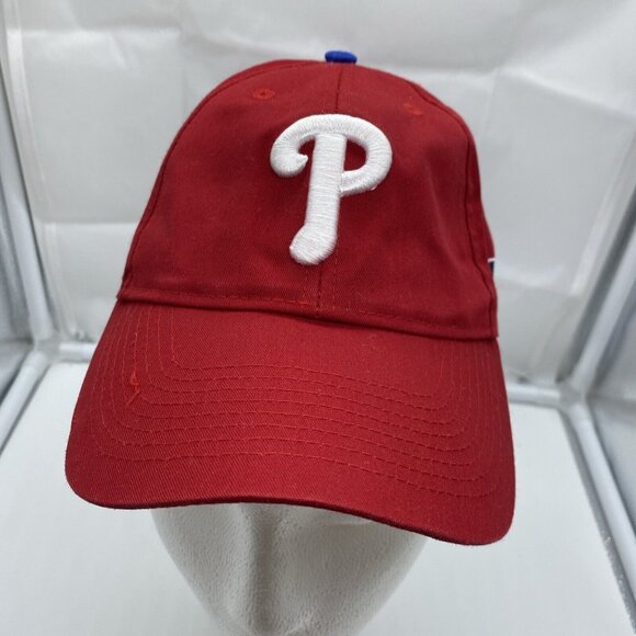 OC Sports Other - Philadelphia Phillies Red Youth Baseball Hat Cap Adjustable Hook Loop MLB